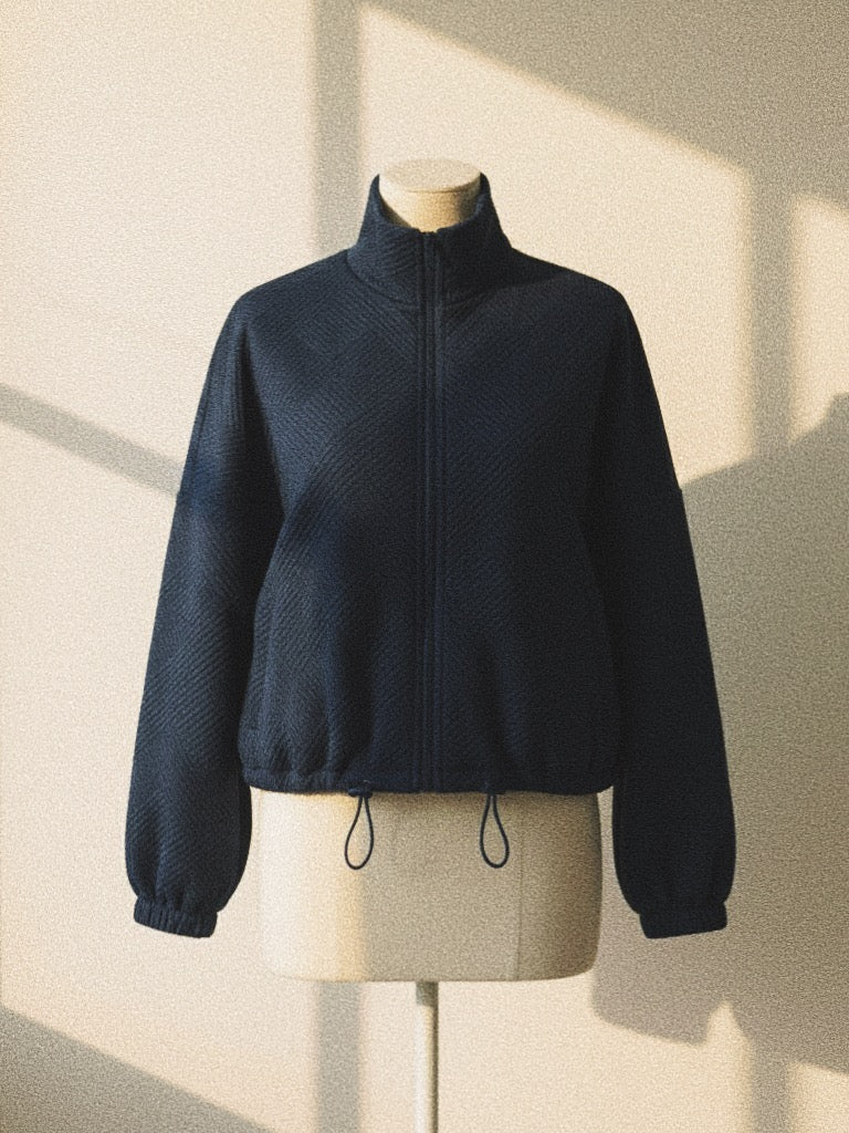 Bomber Zippé "Urban Chic" - Col Montant