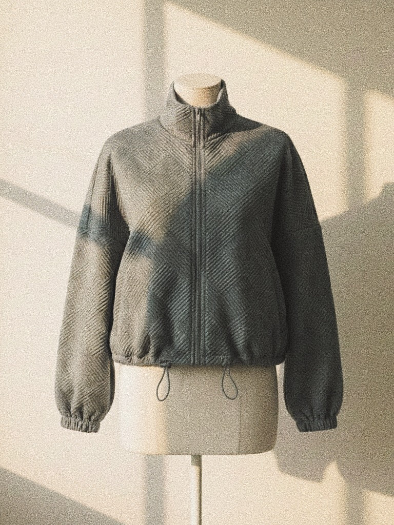 Bomber Zippé "Urban Chic" - Col Montant