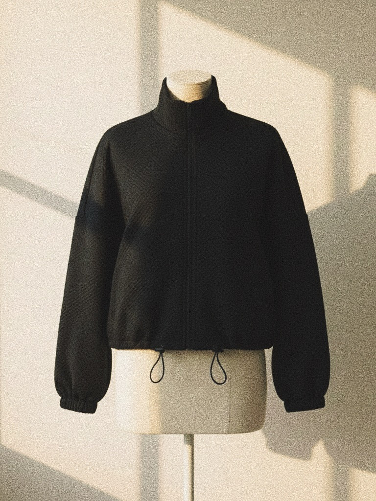 Bomber Zippé "Urban Chic" - Col Montant